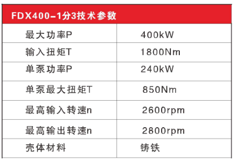 400KW分动箱